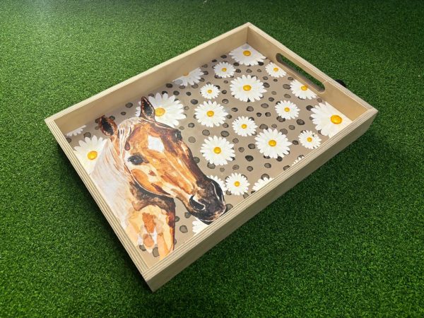 tea tray | Horse